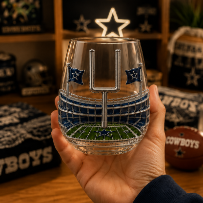 Football Wine Glass