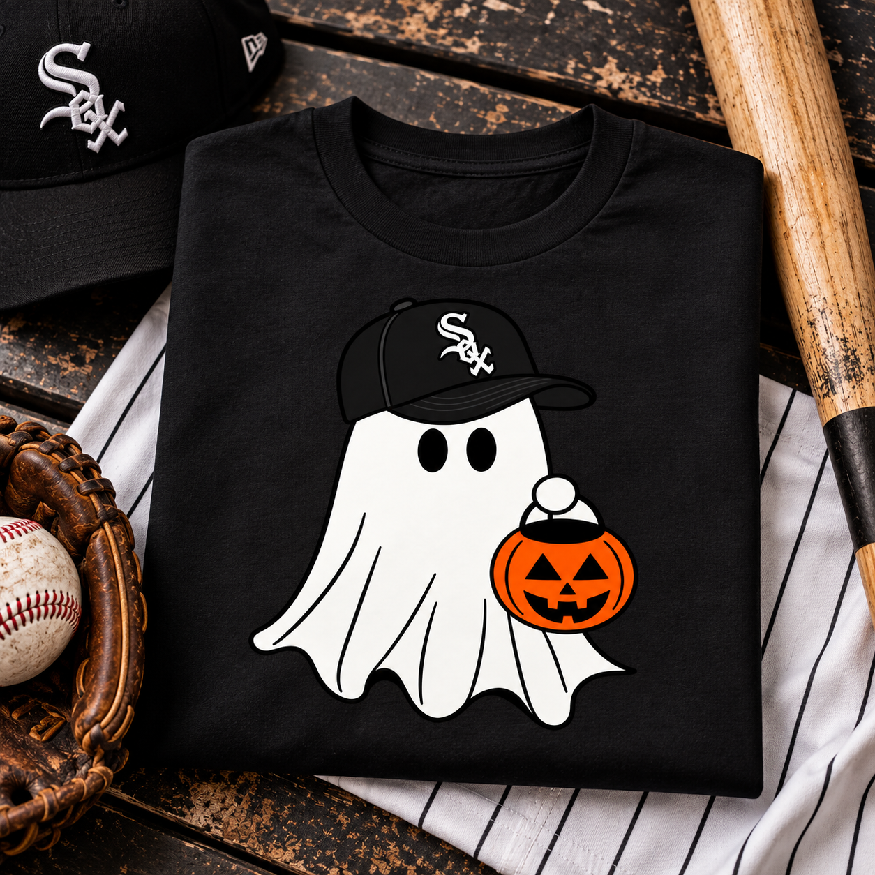Custom Baseball Ghost Spooky Season Shirt