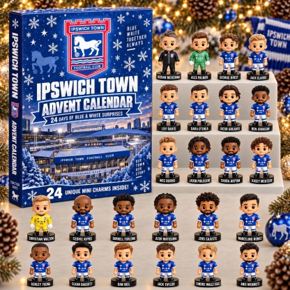 Ipswich Town · Football Fan 24-Day Advent Calendar – Soccer Club Countdown Gift Box