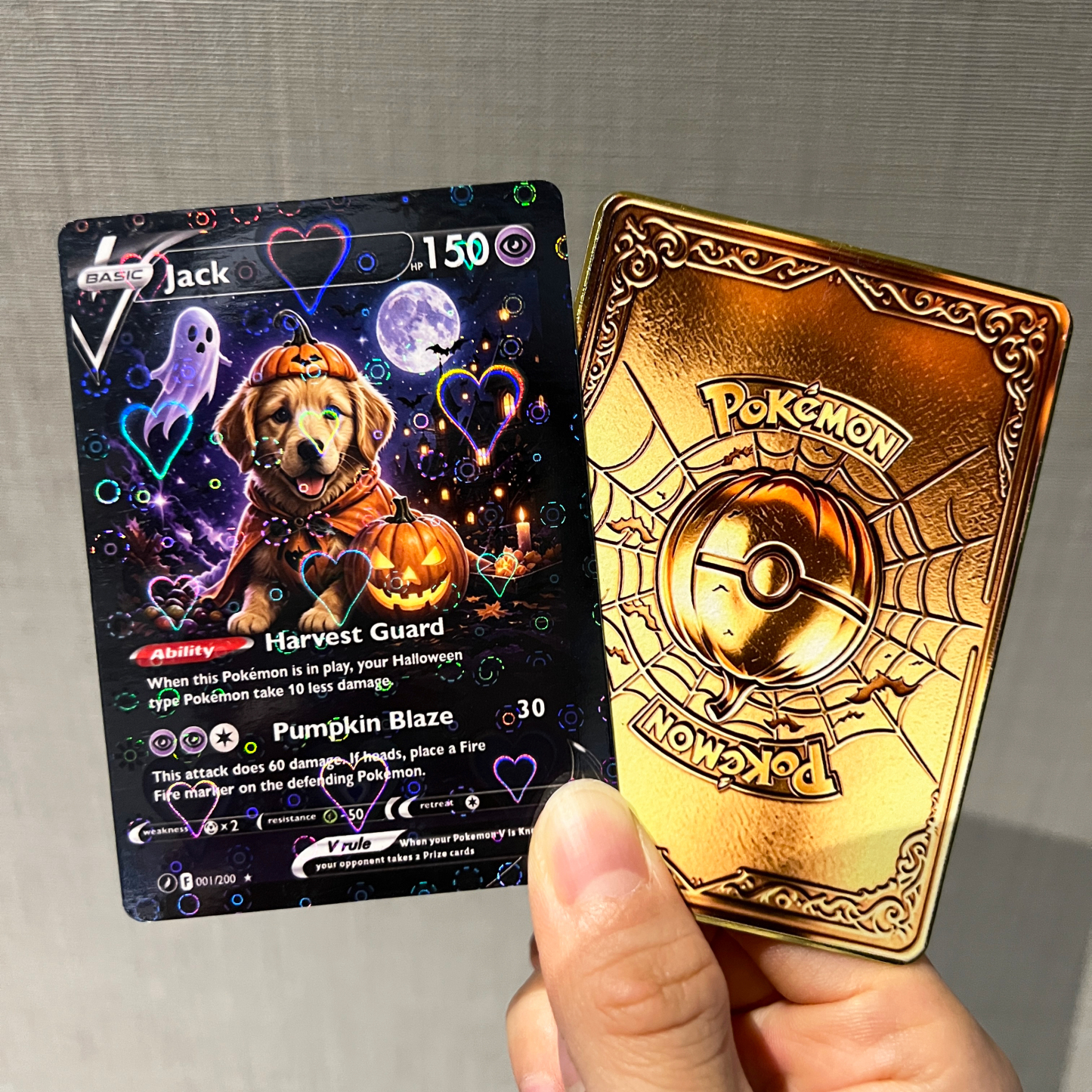 Halloween Magical Pets Custom Collectible Trading Cards 🎃