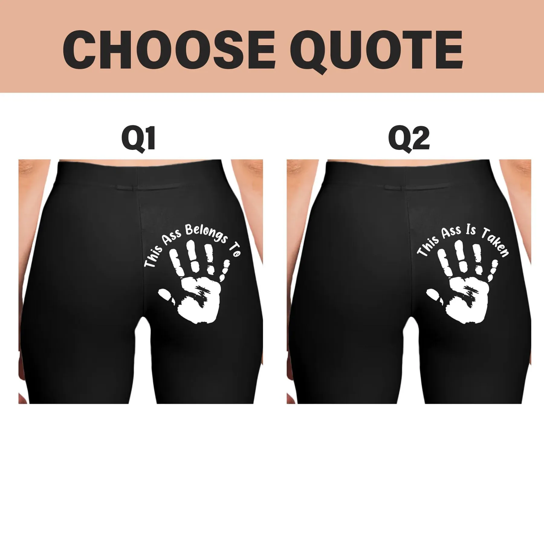 🔥This Ass Is Taken - Naughty Gifts For Wife - Personalized Leggings