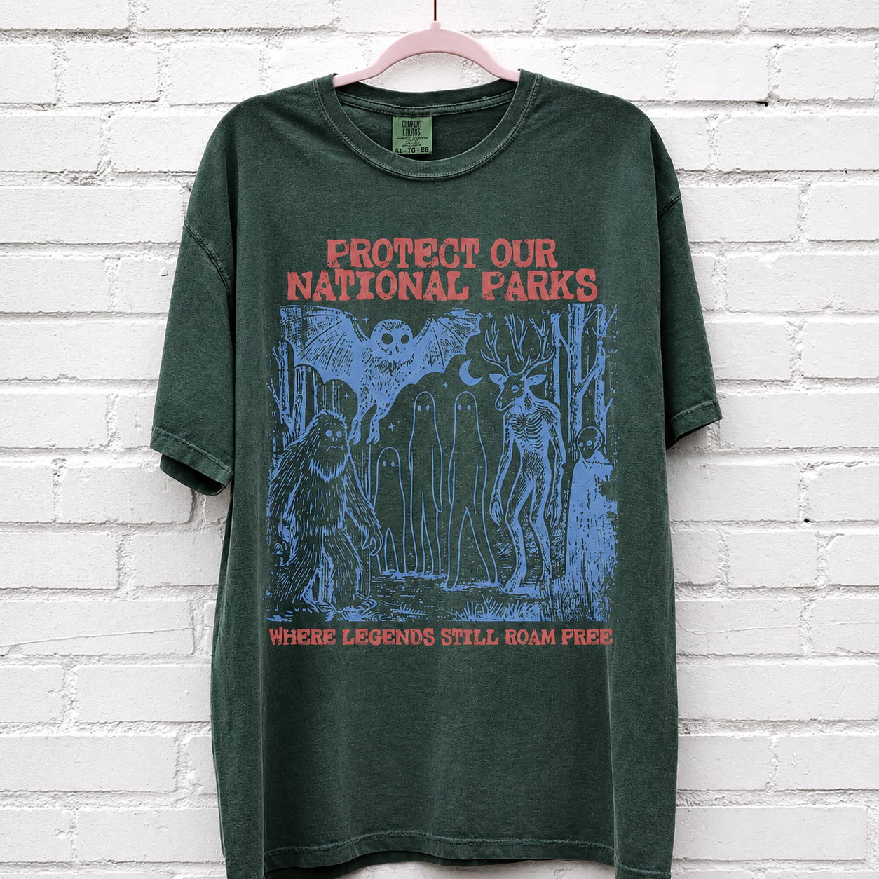 Cryptid National Parks Retro Graphic Tee