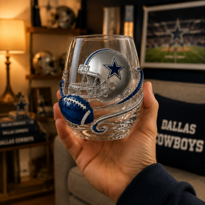 Football Wine Glass