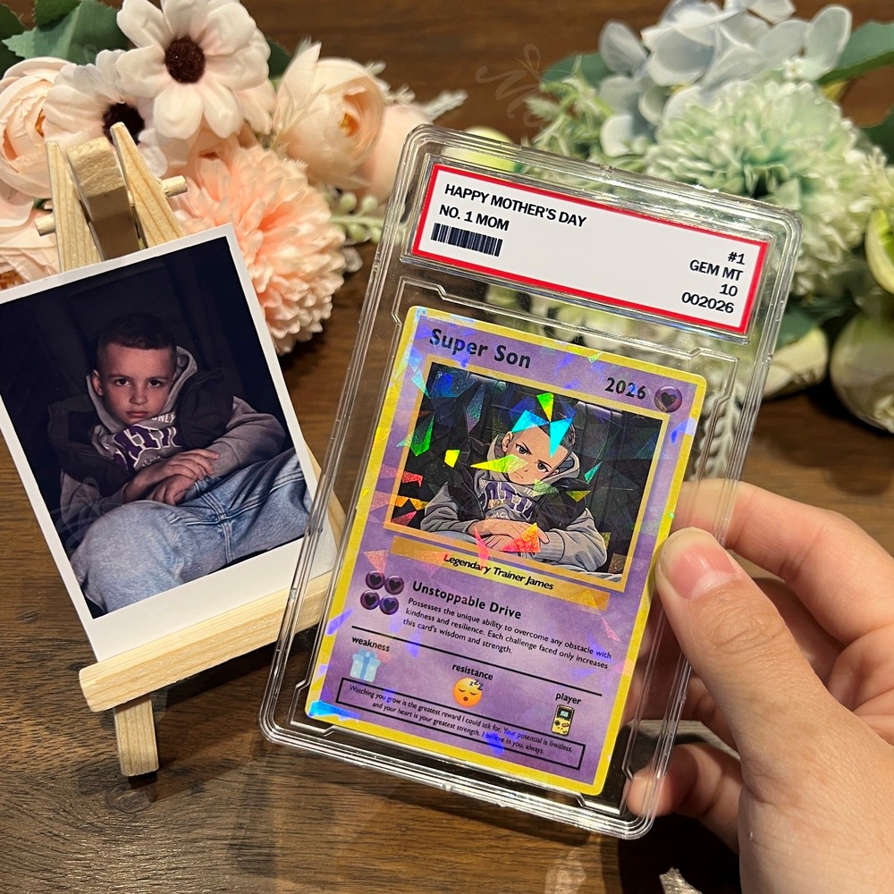Custom Anime Legendary Kid Card Birthday Mother’s Day Gift 