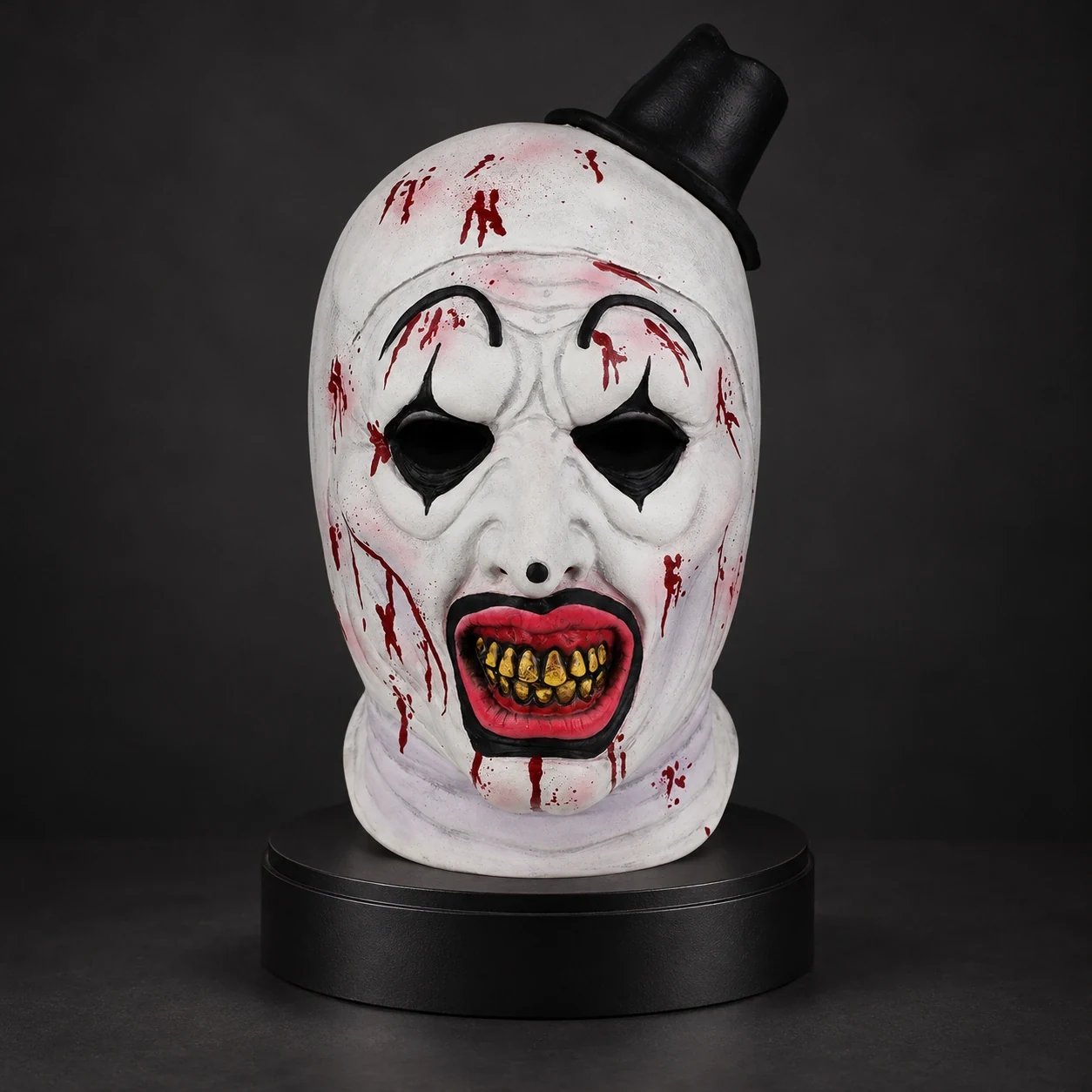 Stitched White Horror Clown Silicone Mask