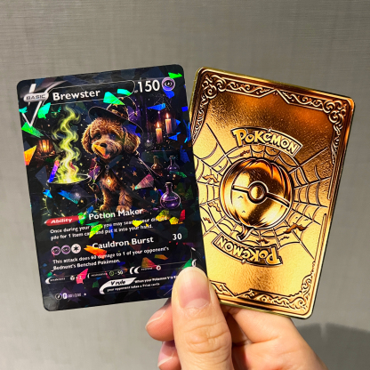 Halloween Magical Pets Custom Collectible Trading Cards 🎃