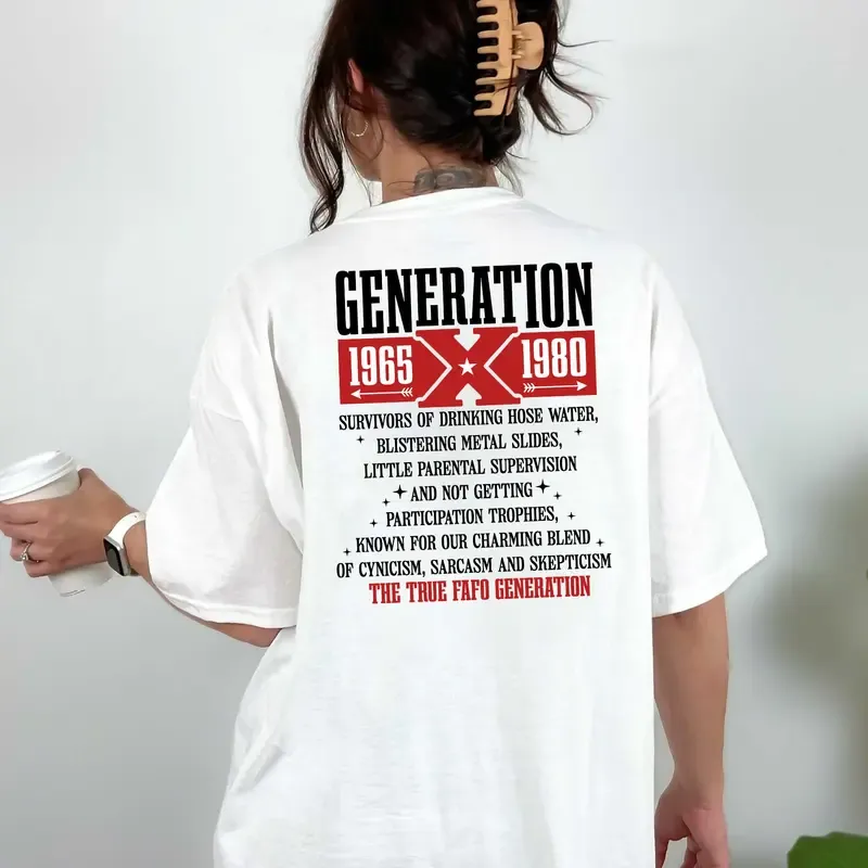 Customize Year Genaration X Shirt