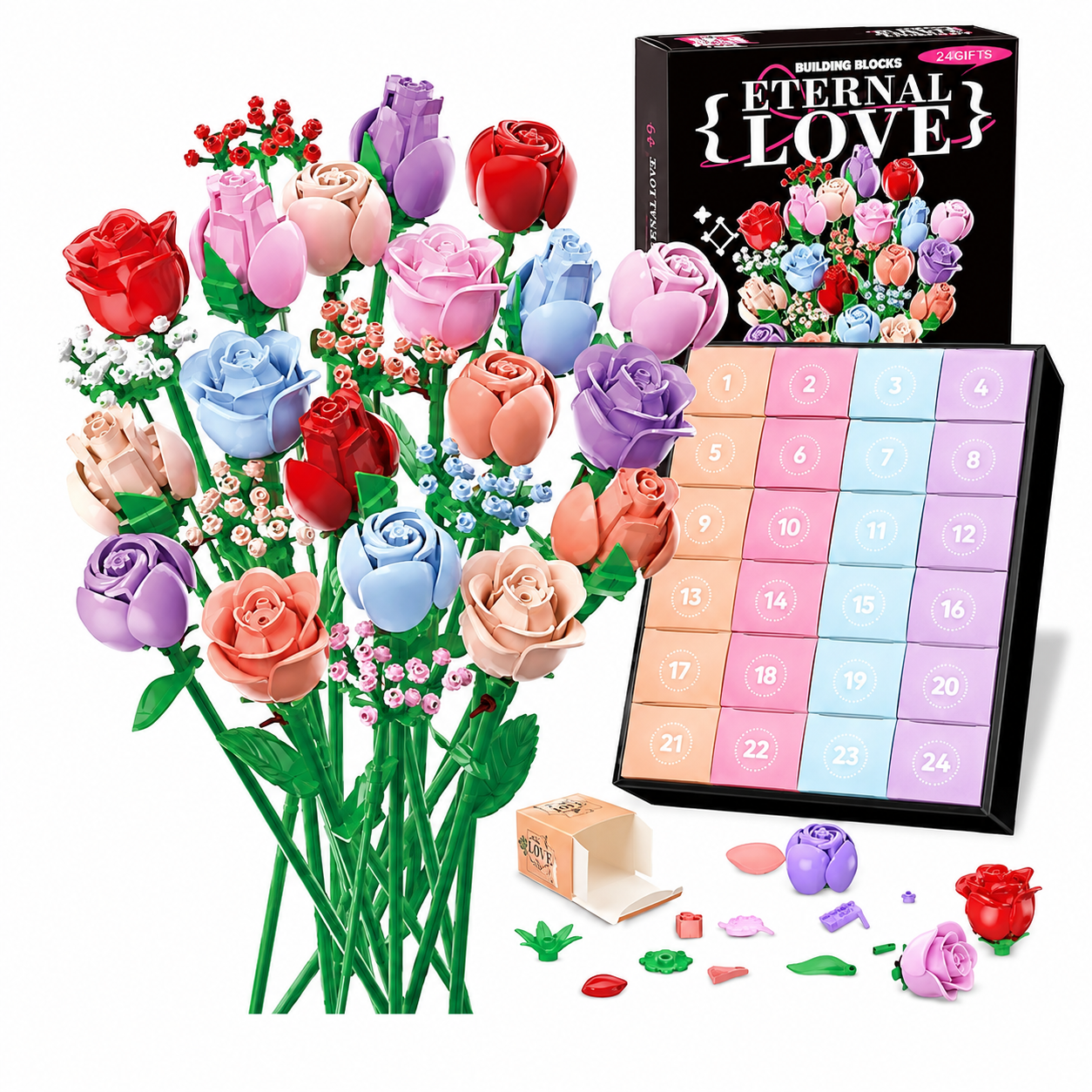 Christmas Floral Calendar DIY Kit