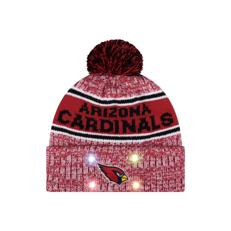 Football Team Warm Light up Pom Beanie