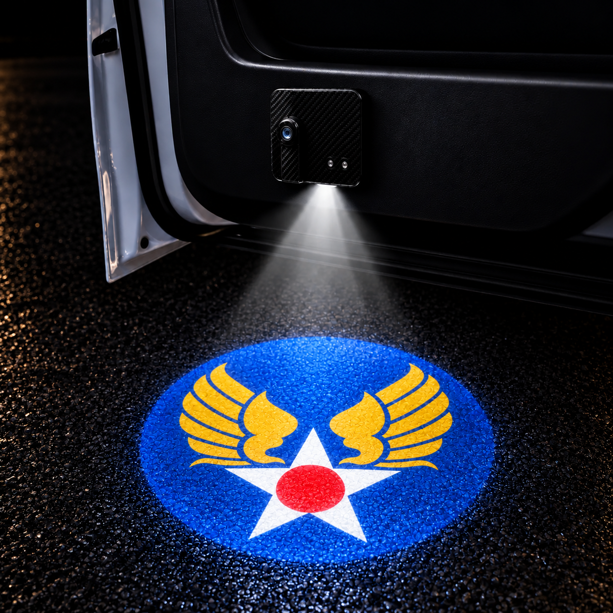 Patriotic Car Door Projector Light