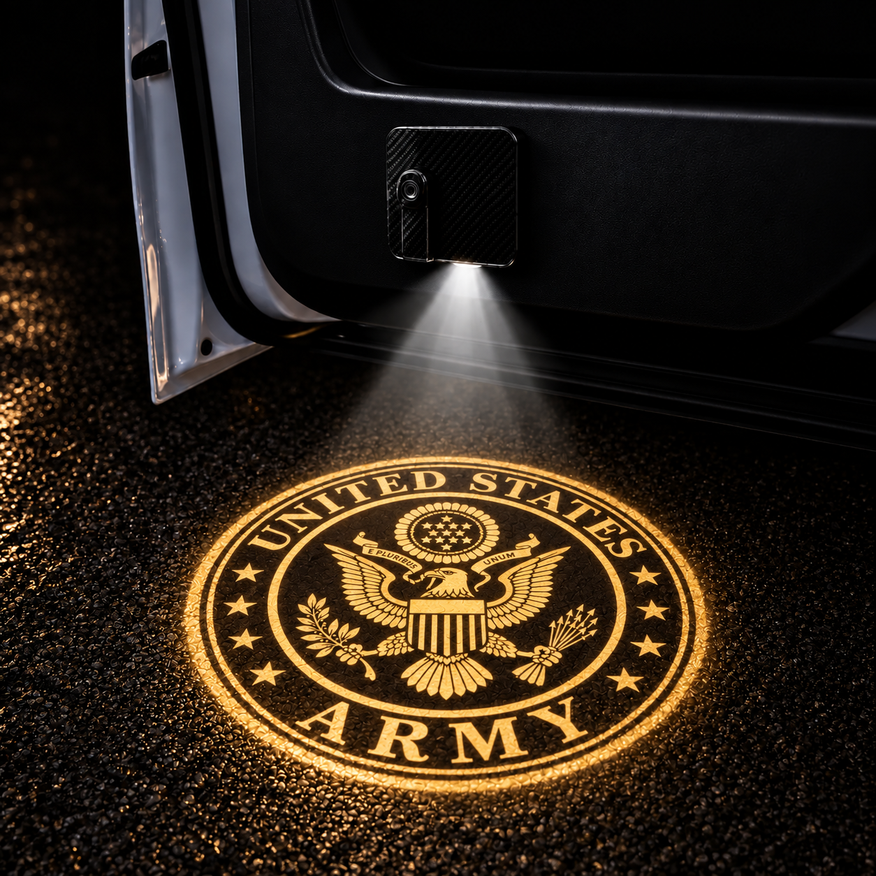 Patriotic Car Door Projector Light