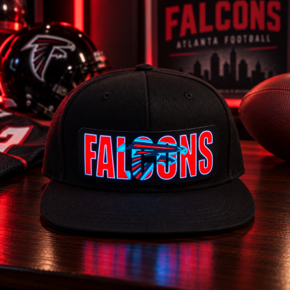 Football Fan LED Light-Up Snapback Cap
