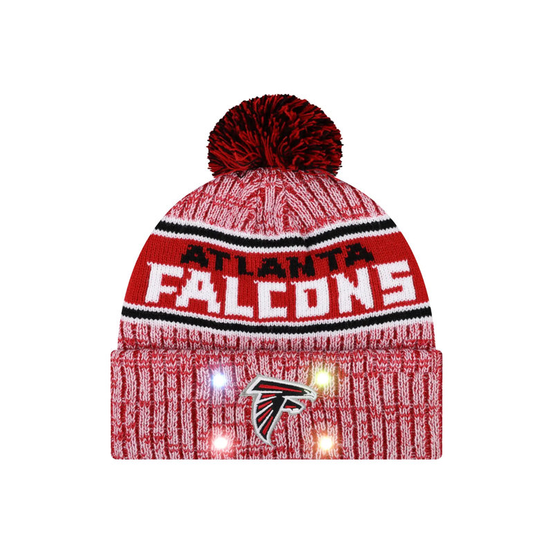 Football Team Warm Light up Pom Beanie