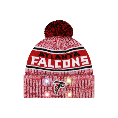Football Team Warm Light up Pom Beanie