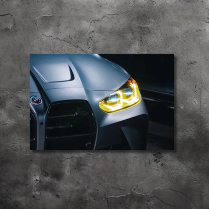 LED Car Poster