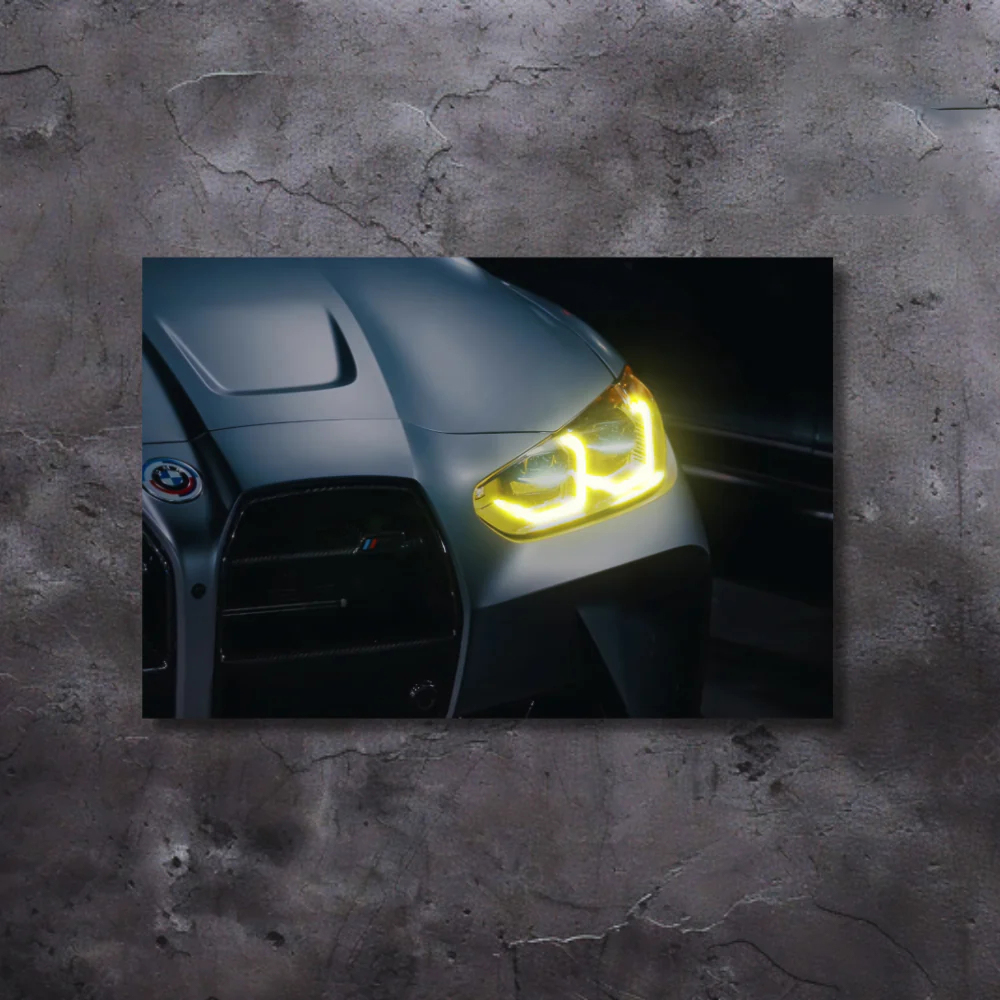LED Car Poster