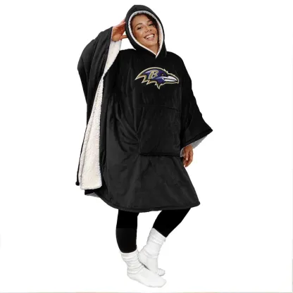 Game Day Oversized Wearable Sherpa Fan Cape