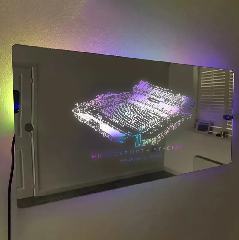 Bridgeforth Stadium Mirror Light-Gifts For Sports Lovers、James Madison Dukes、NCAA
