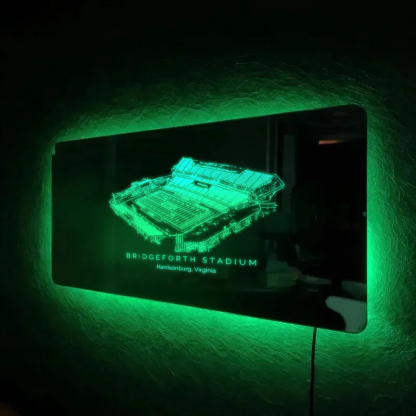Bridgeforth Stadium Mirror Light-Gifts For Sports Lovers、James Madison Dukes、NCAA
