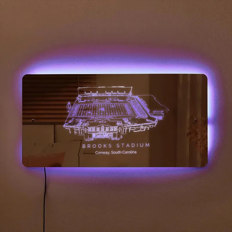 Brooks Stadium Mirror Light-Gifts For Sports Lovers、Coastal Carolina Chanticleers、NCAA