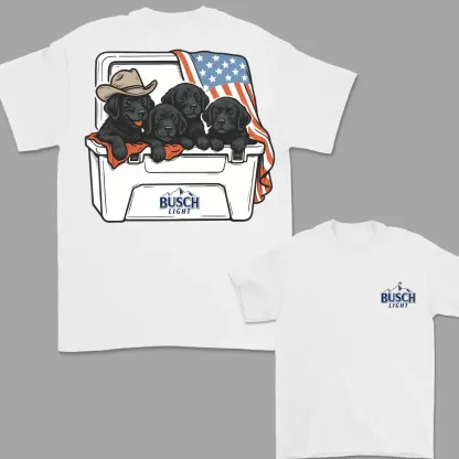 Black Labrador T-shirt, Dogs Beer Tees