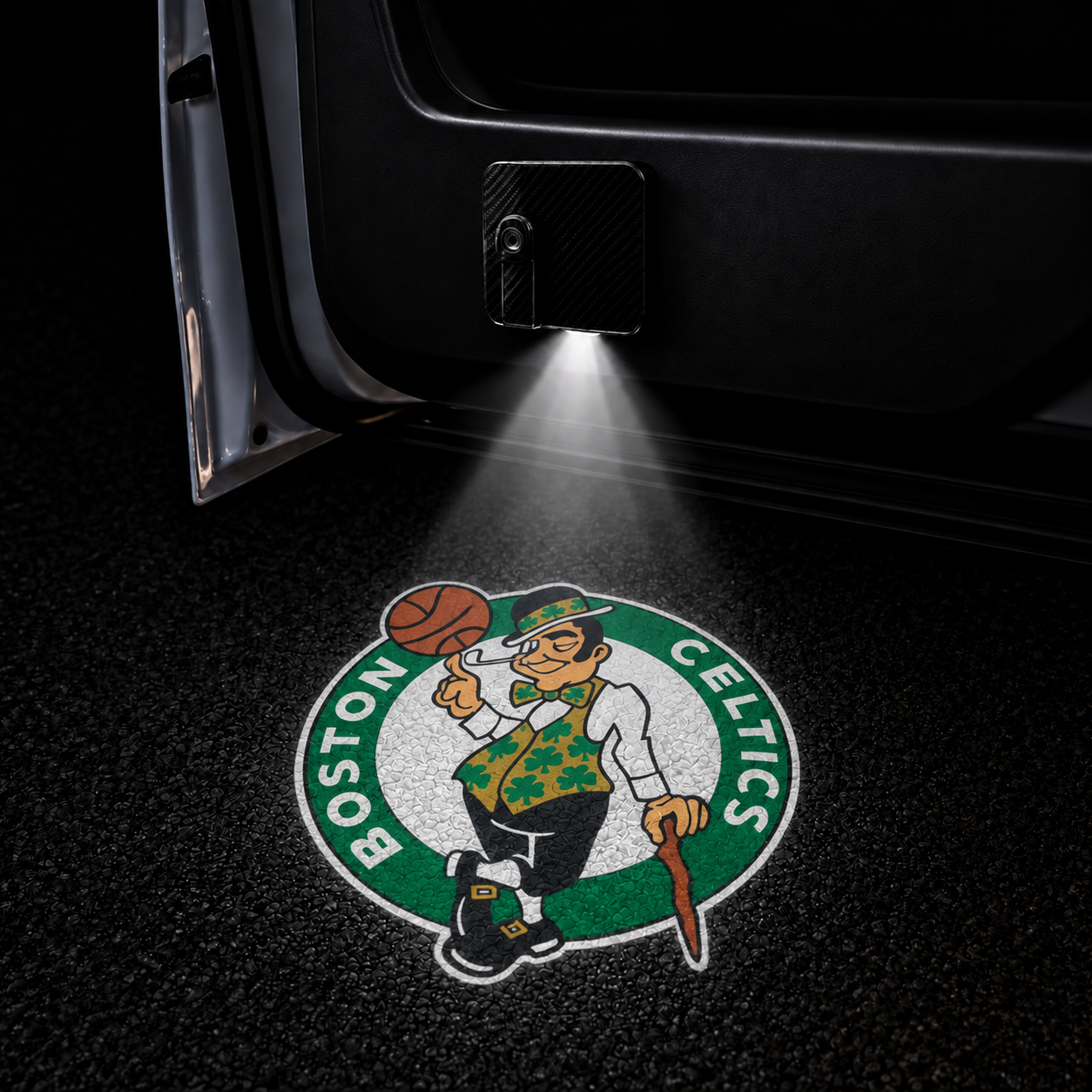 Basketball Fan Car Door Projector Light