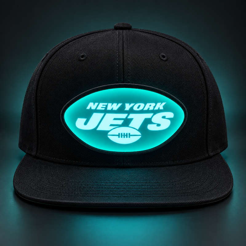 Football Fan LED Light-Up Snapback Cap