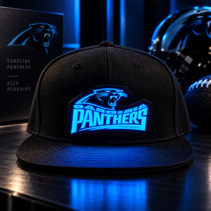Football Fan LED Light-Up Snapback Cap