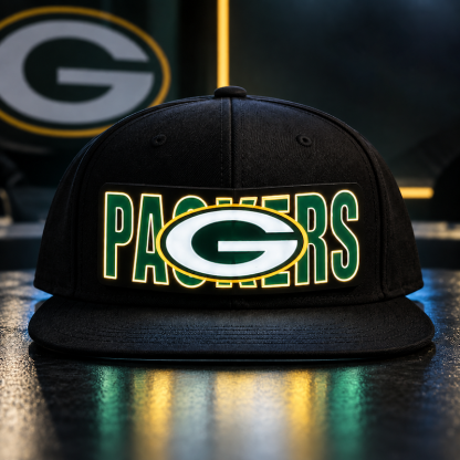 Football Fan LED Light-Up Snapback Cap