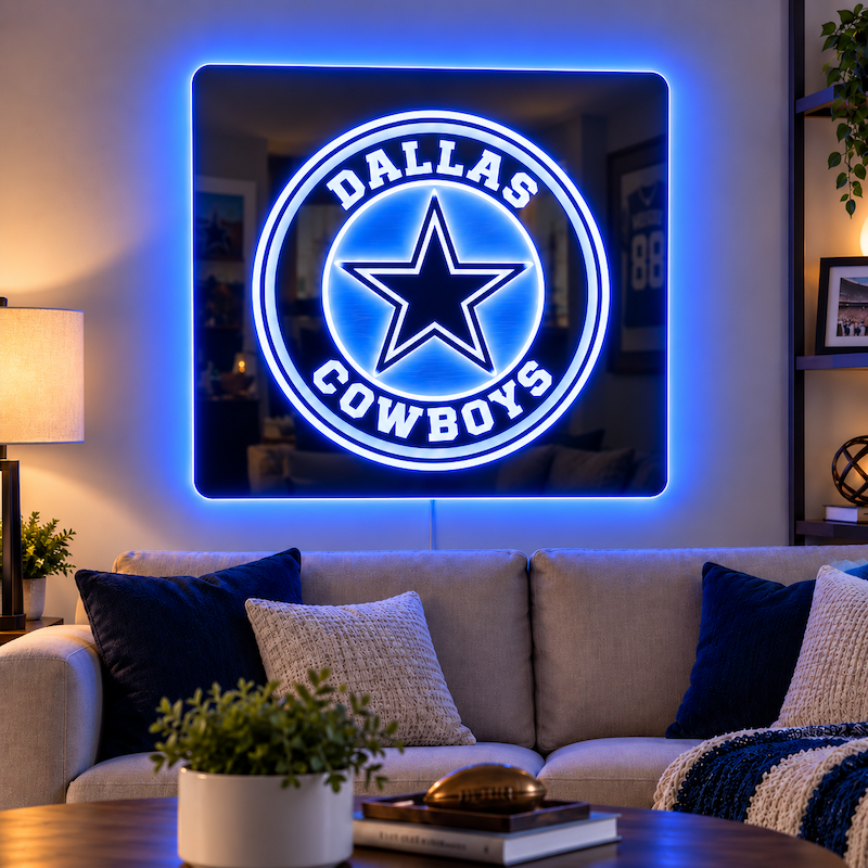 Football Teams LED Mirror Lights