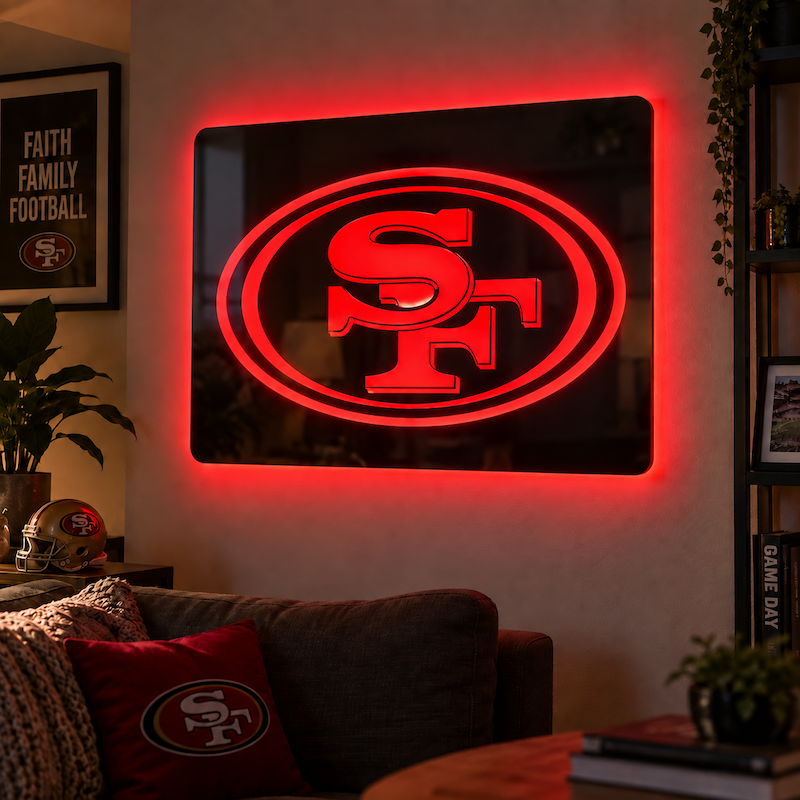 Football Teams LED Mirror Lights