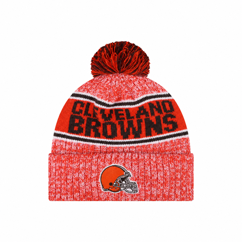 Football Team Warm Light up Pom Beanie