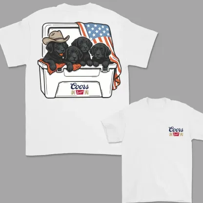 Black Labrador T-shirt, Dogs Beer Tees