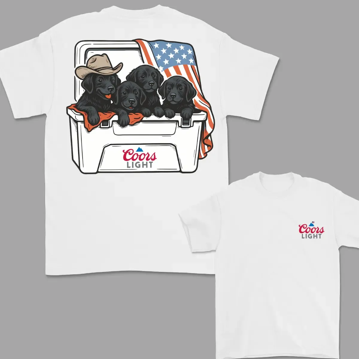 Black Labrador T-shirt, Dogs Beer Tees