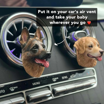 Personalized Magnetic 3D Pet Head Figurine
