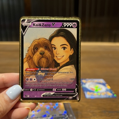 Custom Anime People and Petmon V Cards