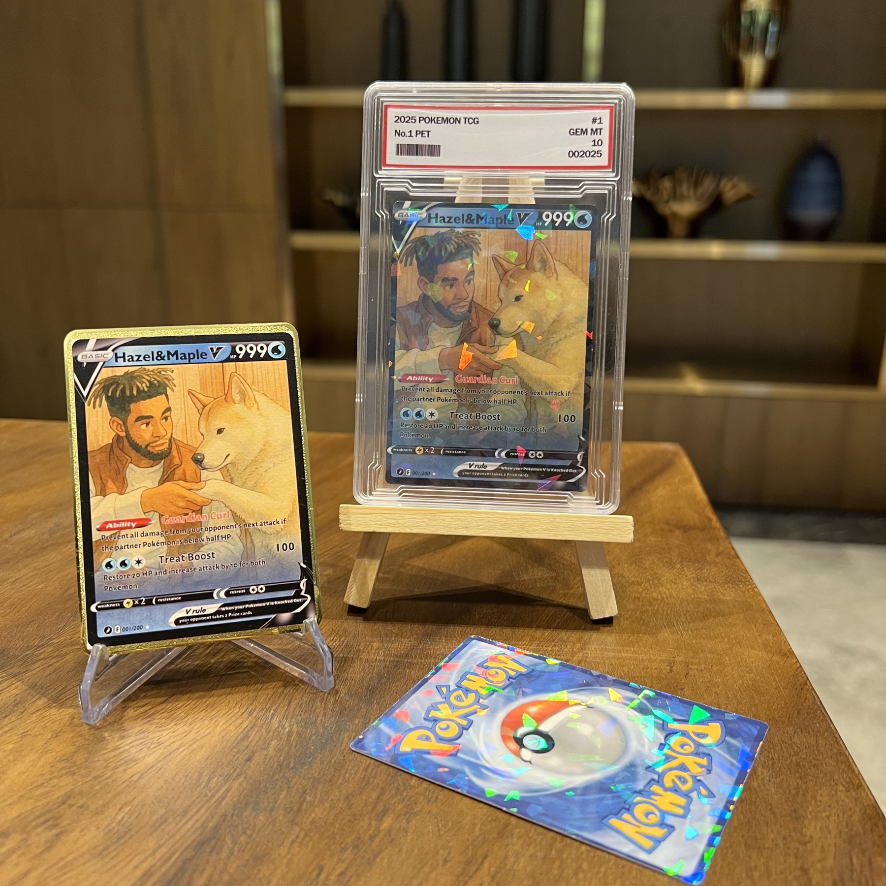 Custom Anime People and Petmon V Cards