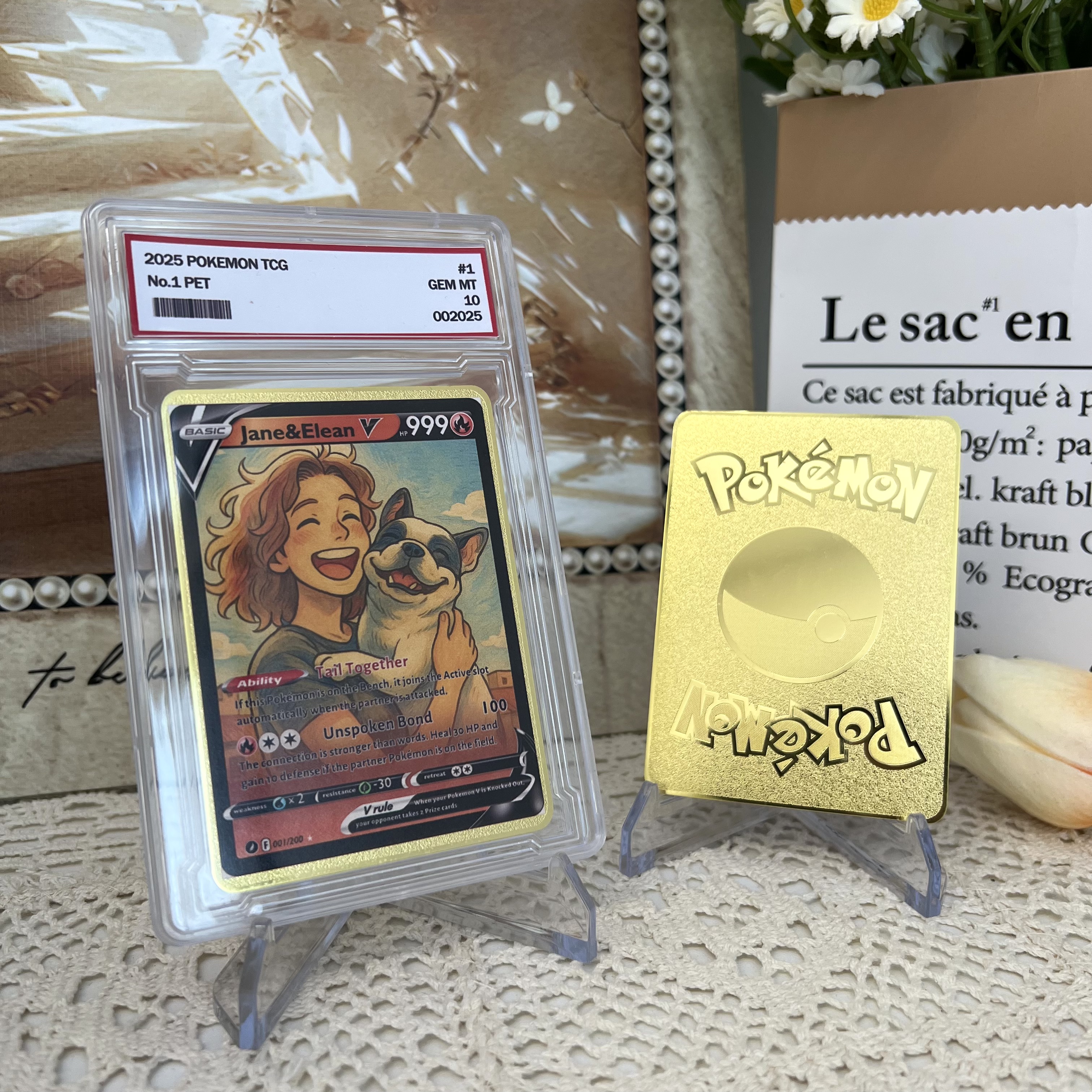 Custom Anime People and Petmon V Cards