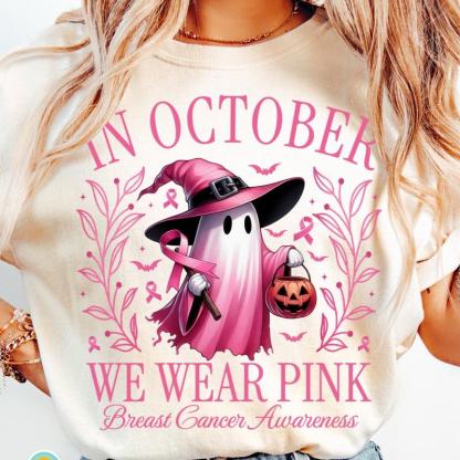 In October We Wear Pink Shirt