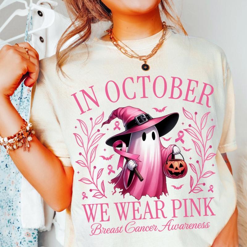 In October We Wear Pink Shirt