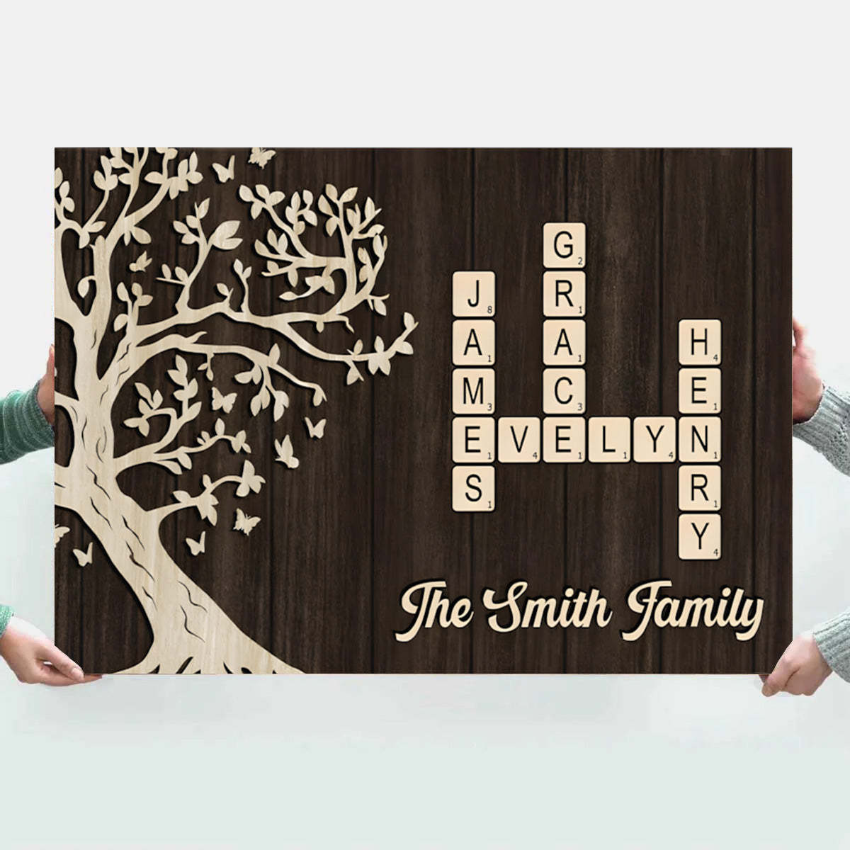 Custom Family Crossword Canvas