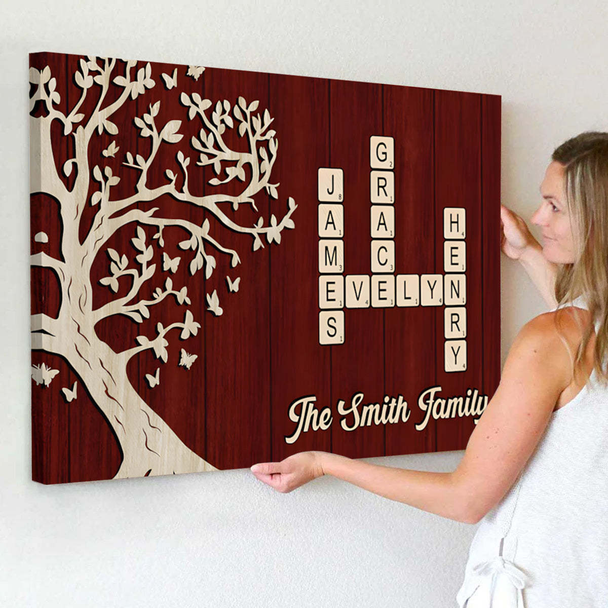 Custom Family Crossword Canvas