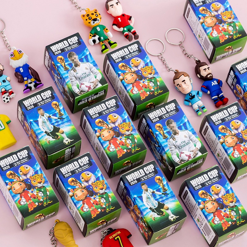 2026 Soccer Blind Box Collectible Mini Figure Display Set