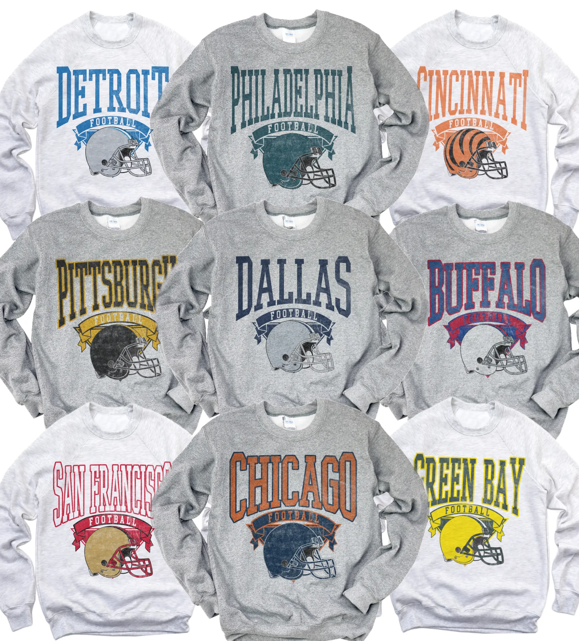 Vintage Football Team Sweatshirt