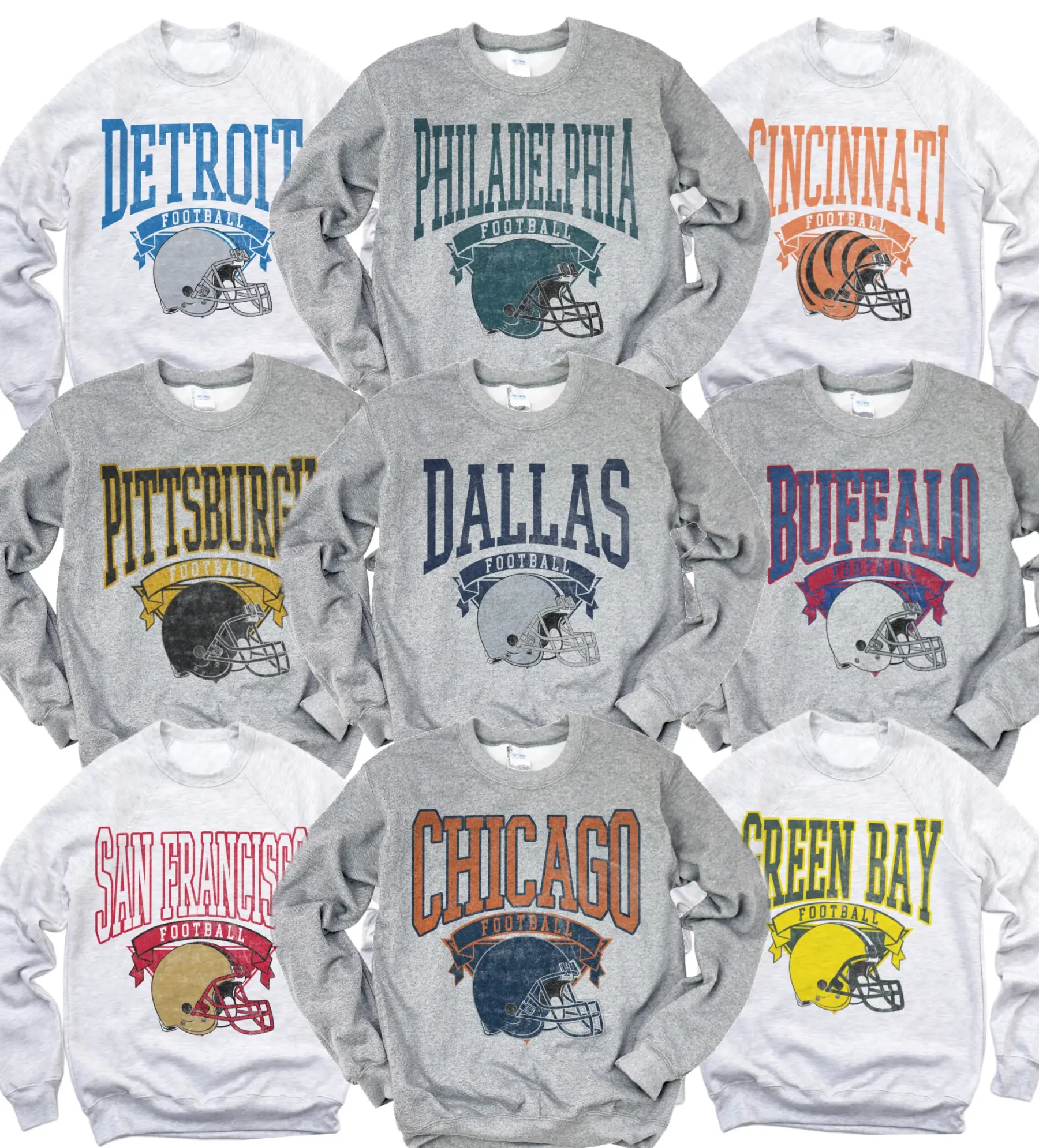 Vintage Football Team Sweatshirt