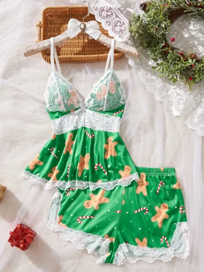 Halloween Theme Women's Pajama Set