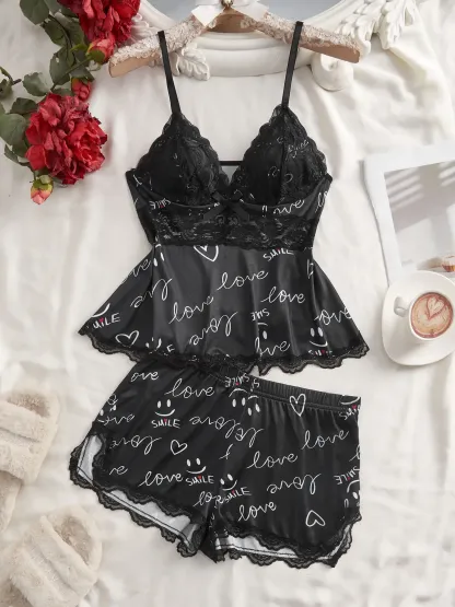 Halloween Theme Women's Pajama Set