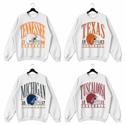 Vintage College Football Sweatshirts