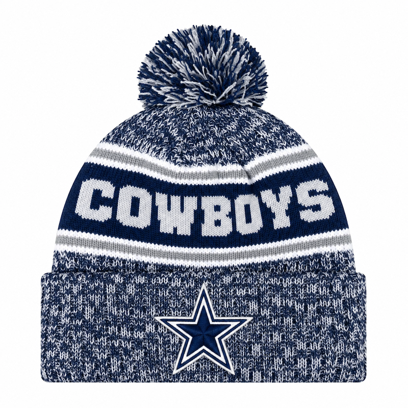 Football Team Warm Light up Pom Beanie