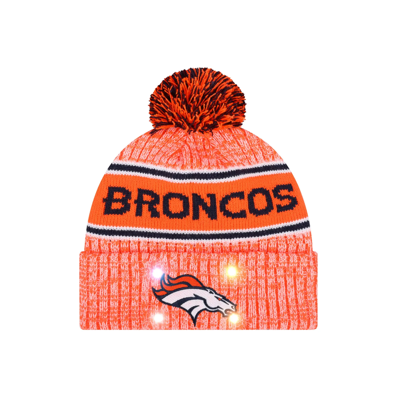 Football Team Warm Light up Pom Beanie